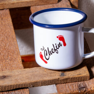 Fußchefin´s Tasse "Emaille"